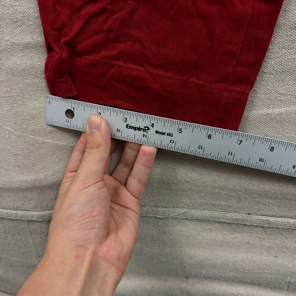 Polo‎ Ralph Lauren Chino Pants Mens 28x32 Red Slim Fit Flat Front Cotton Twill